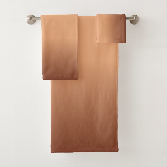 Terracotta Gradient  Bath Towel Set (Insitu)