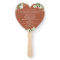 Terracotta Greenery Wedding Program Heart