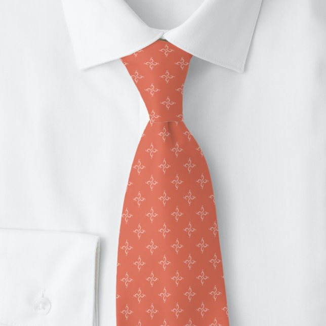 Terracotta Honeysuckle Tie (Creator Uploaded)