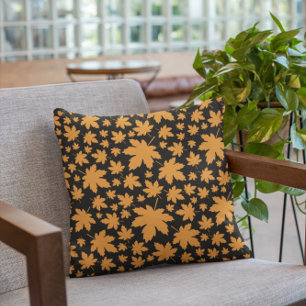Terracotta Leaves Fall Pumpkin Cushion