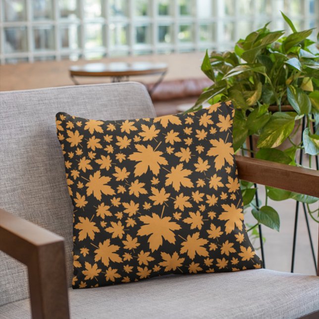 Terracotta Leaves Fall Pumpkin Cushion (Creator Uploaded)