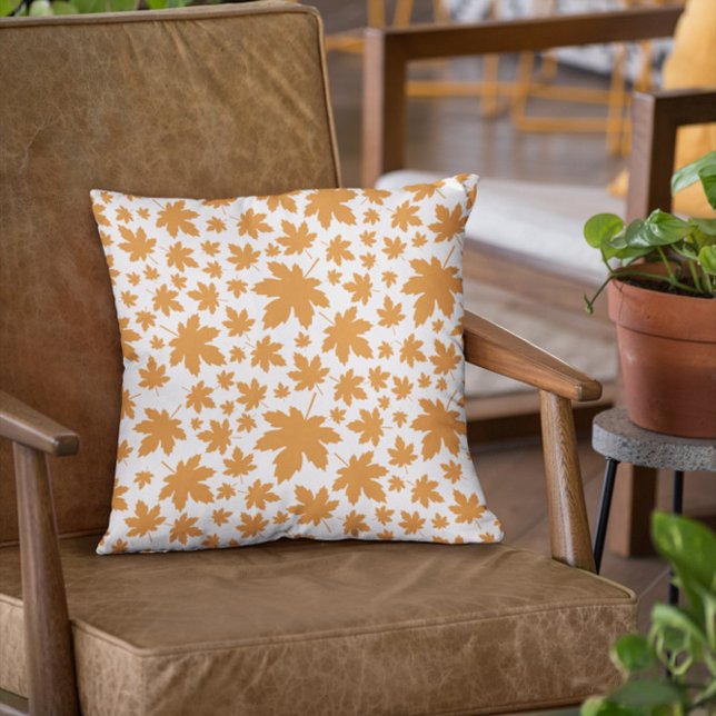 Terracotta Leaves Fall Pumpkin Cushion (Creator Uploaded)