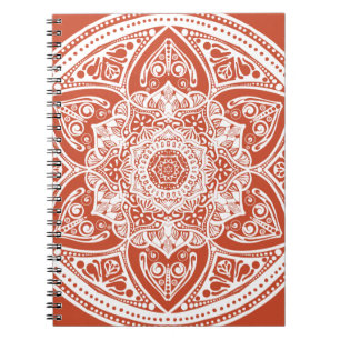 Terracotta Mandala Notebook
