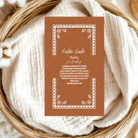 Terracotta Mexican Cielito Lindo Books for Baby