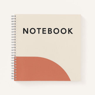 Terracotta Minimalist Notebook