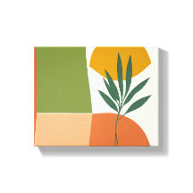 Terracotta plant canvas