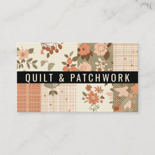 Terracotta Quilt Patchwork Handmade Clothing  Business Card