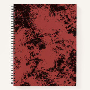 Terracotta red marble texture   notebook
