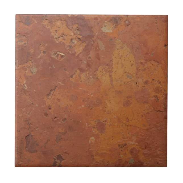 Terracotta red simple rustic  tile (Front)