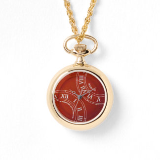 Terracotta RN Necklace Watch
