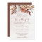 Terracotta Rust Flowers Boho Fall Foliage Wedding