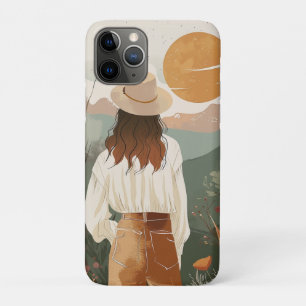 Terracotta Sage Boho Desert Valley Sunset Case-Mate iPhone Case