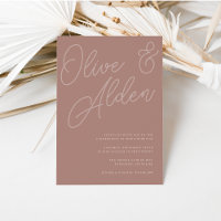 Terracotta | Script Watermark Wedding