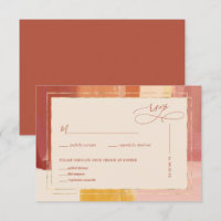 Terracotta Sunrise | Wedding RSVP