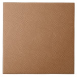 Terracotta Texture Modern Minimalist Tile<br><div class="desc">These elegant terracotta tiles are modern with simple colours and a timeless pattern. Find matching items in my shop.</div>
