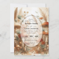 Terracotta Toadstool Woodland Magic Wedding