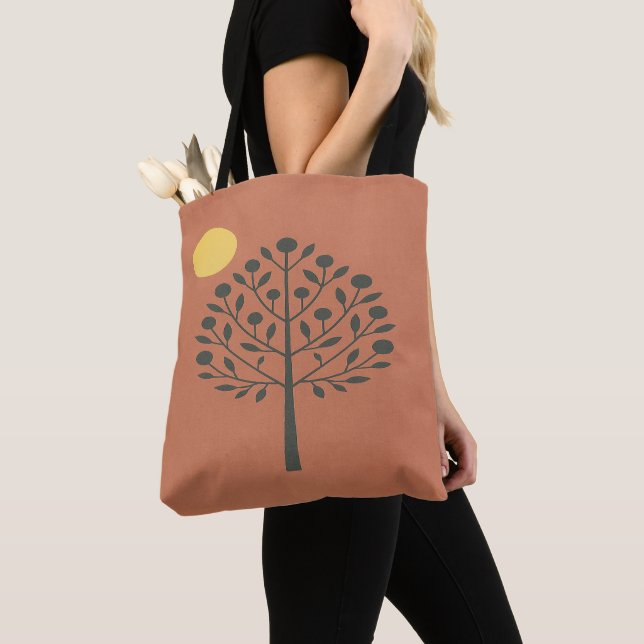 Terracotta Tote Bag (Close Up)