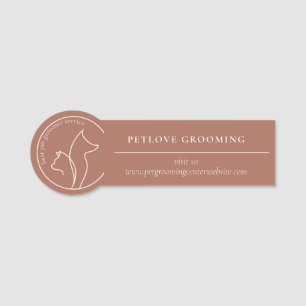Terracotta Veterinarian Pet Cute Dog Cat Name Tag