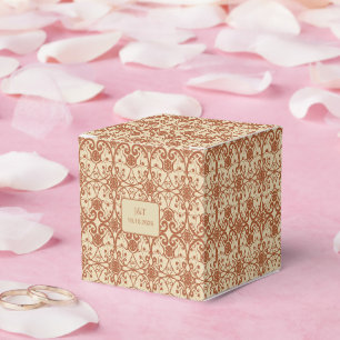Terracotta Vintage Boho Wedding Favour Box