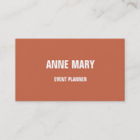 Terracotta Warm Earth Tone Burnt Orange Simple