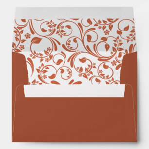 Terracotta Wedding Envelope