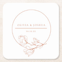 Terracotta Wedding Floral Personzlized