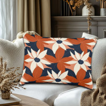 Terracotta White Floral Elegant