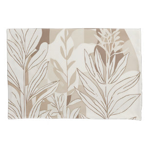 Terracotta Wildflower Boho Rustic Eclectic Style Pillowcase