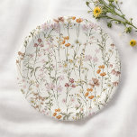 Terracotta Wildflower Boho Wedding In Bloom Garden Paper Plate<br><div class="desc">Celebrate your boho wedding with our Wildflower Boho Wedding In Bloom Garden Paper Plates. Adorned with a charming wildflower design, these plates bring a touch of natural beauty to your reception. The "In Bloom" theme infuses a sense of romance and free-spirited elegance into every detail. Delicate wildflowers grace the plates,...</div>
