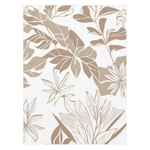 Terracotta Wildflower Rustic Boho Spring Decor Tablecloth