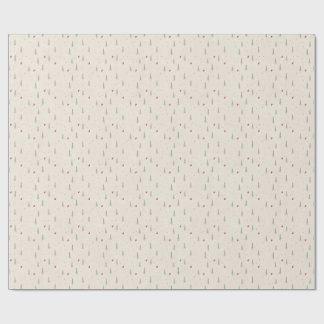 Terracotta Woodland Christmas Wrapping Paper