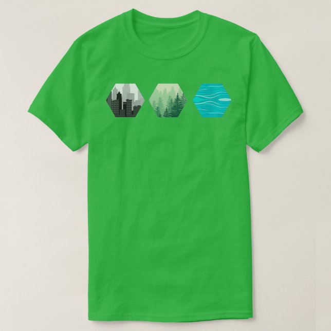 Terraforming Mars Resource Tiles Board Game Graphi T-Shirt (Design Front)