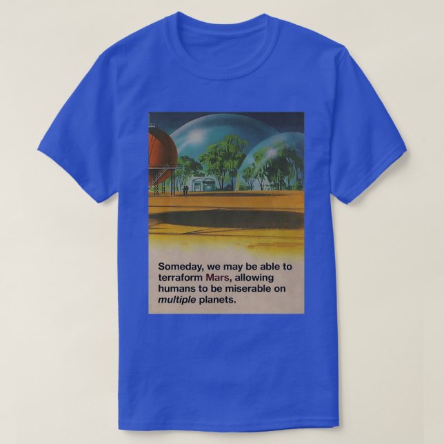 Terraforming Mars T-Shirt (Design Front)