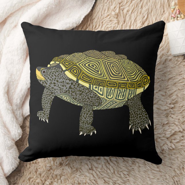 Terrapin (black) - Pillow (Blanket)