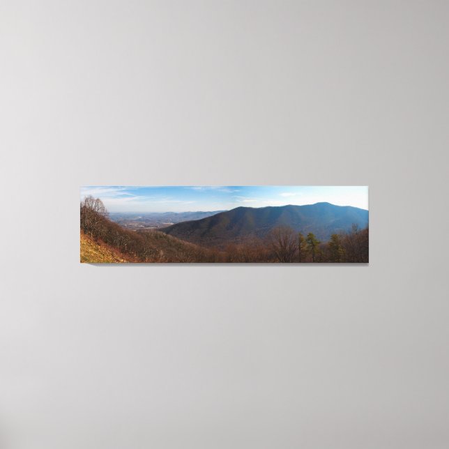 Terrapin Mountain in Autumn, Virginia Canvas Print (Front)