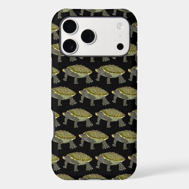Terrapin (pattern black) - iPhone Case (Back)