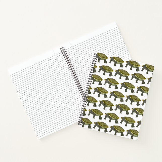 Terrapin (pattern white) - Notebook (Inside)