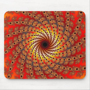 Terrapin Spin Fractal Art Mouse Pad