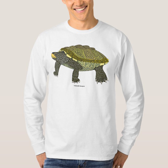 Terrapin (white) - Men's Long Sleeve T-Shirt (Front)