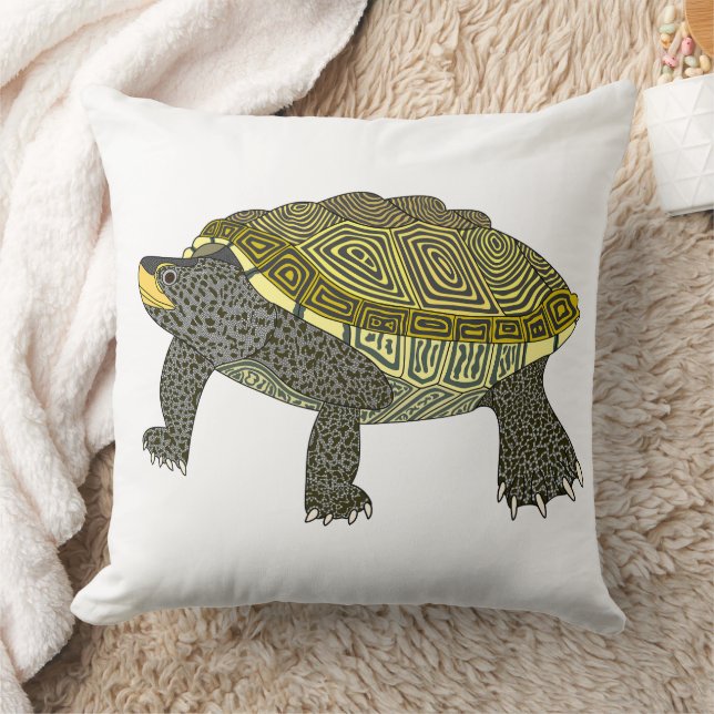 Terrapin (white) - Pillow (Blanket)