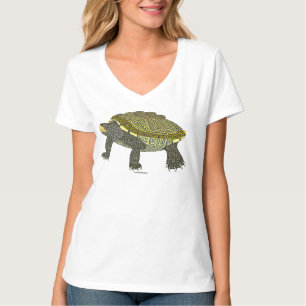 Terrapin (white) - Women's V-Neck T-Shirt