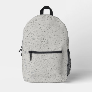 Terrazzo Coastal Pattern Luggage Printed Backpack