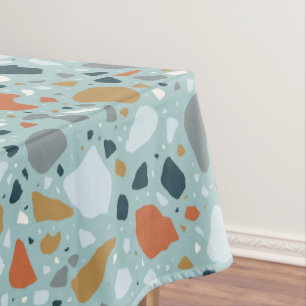Terrazzo In Blue Tablecloth