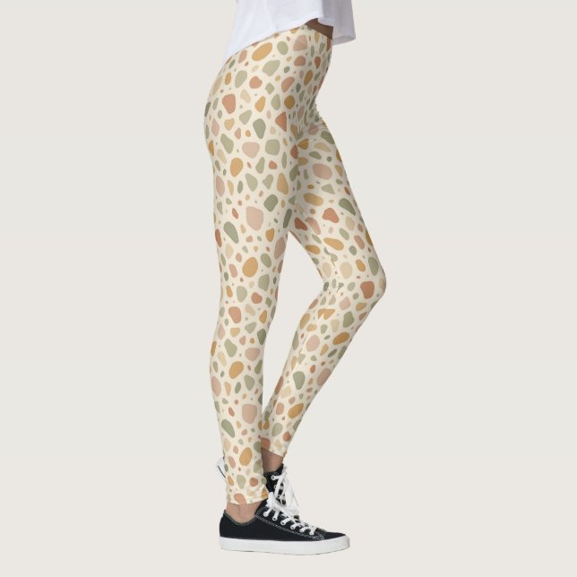 Terrazzo Inspired Pattern Leggings (Right)