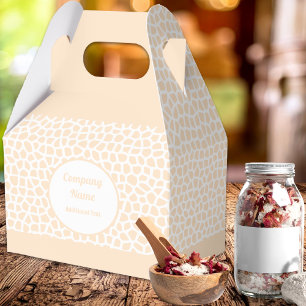 Terrazzo - Orange Peach Gable Favour Box