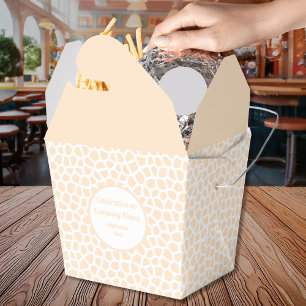 Terrazzo - Orange Peach Take Out Box