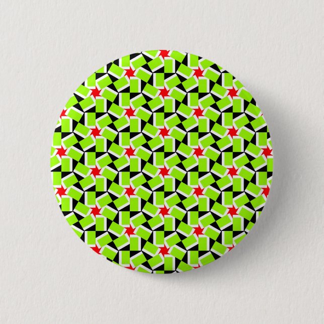 Terrazzo Pattern 6 Cm Round Badge (Front)