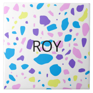 Terrazzo pattern Customisable Tile