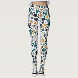 Terrazzo Pattern Leggings