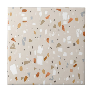 Terrazzo pattern tile